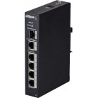 Коммутатор Dahua DH-PFS3106-4T (L2) 4x100Мбит/с 1x1Гбит/с 1xКомбо(1000BASE-T/SFP) неуправляемый