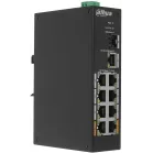 Коммутатор Dahua DH-PFS3110-8ET-96 (L2) 8x100Мбит/с 1x1Гбит/с 1SFP 6PoE+ 2PoE++ 96W неуправляемый