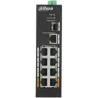 Коммутатор Dahua DH-PFS3110-8ET-96 (L2) 8x100Мбит/с 1x1Гбит/с 1SFP 6PoE+ 2PoE++ 96W неуправляемый