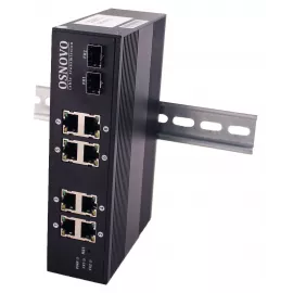 Коммутатор Osnovo SW-70802/I (L2) 10x1Гбит/с 2SFP неуправляемый