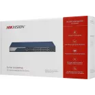 Коммутатор Hikvision DS-3E0326P-E(C) (L2) 24x100Мбит/с 2x1Гбит/с 2SFP 24PoE 370W неуправляемый