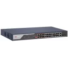 Коммутатор Hikvision DS-3E0326P-E(C) (L2) 24x100Мбит/с 2x1Гбит/с 2SFP 24PoE 370W неуправляемый