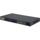 Коммутатор Hikvision DS-3E0518P-E/M(B) (L2) 16x1Гбит/с 2SFP 16PoE 125W неуправляемый