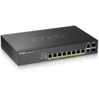 Коммутатор Zyxel GS2220-10HP-EU0101F (L2) 8x1Гбит/с 2xКомбо(1000BASE-T/SFP) 8PoE+ 180W управляемый