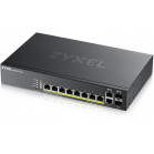 Коммутатор Zyxel GS2220-10HP-EU0101F (L2) 8x1Гбит/с 2xКомбо(1000BASE-T/SFP) 8PoE+ 180W управляемый
