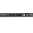 Коммутатор Zyxel GS2220-28HP-EU0101F (L2) 24x1Гбит/с 4xКомбо(1000BASE-T/SFP) 24PoE+ 375W управляемый