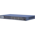 Коммутатор Hikvision DS-3E0526P-E/M 24x1Гбит/с 2SFP 24PoE 225W неуправляемый