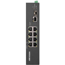 Коммутатор Hikvision DS-3T1310P-SI/HS 8x100Мбит/с 1x1Гбит/с 1SFP 6PoE+ 2PoE++ 110W неуправляемый