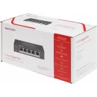 Коммутатор Hikvision DS-3E0505HP-E 5x1Гбит/с 3PoE+ 1PoE++ 60W неуправляемый
