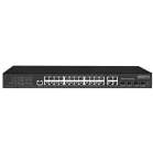 Коммутатор Osnovo SW-8244/L(400W) (L2+) 28x1Гбит/с 4xКомбо(1000BASE-T/SFP) 24PoE+ 400W управляемый