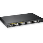 Коммутатор Zyxel GS190048HPV2-EU0101F (L2) 48x1Гбит/с 2SFP 24PoE+ 170W управляемый