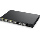 Коммутатор Zyxel GS190048HPV2-EU0101F (L2) 48x1Гбит/с 2SFP 24PoE+ 170W управляемый