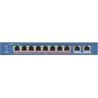 Коммутатор Hikvision DS-3E0310P-E/M 8x100Мбит/с 1x1Гбит/с 8PoE+ 60W неуправляемый