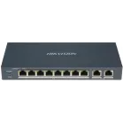 Коммутатор Hikvision DS-3E0310P-E/M(B) 8x100Мбит/с 1x1Гбит/с 8PoE+ 60W неуправляемый