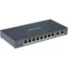 Коммутатор Hikvision DS-3E0310P-E/M(B) 8x100Мбит/с 1x1Гбит/с 8PoE+ 60W неуправляемый