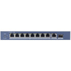 Коммутатор Hikvision DS-3E0510P-E 9x1Гбит/с 1SFP 8PoE+ 110W неуправляемый
