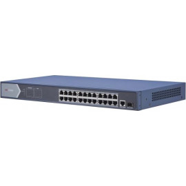 Коммутатор Hikvision DS-3E0526P-E 25x1Гбит/с 1SFP 24PoE+ 270W неуправляемый