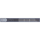 Коммутатор Hikvision DS-3E0526P-E 25x1Гбит/с 1SFP 24PoE+ 270W неуправляемый
