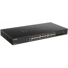 Коммутатор D-Link DXS-1210-28T/A1A (L2+) 24x10Гбит/с 4xSFP28 управляемый