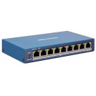 Коммутатор Hikvision DS-3E1309P-EI/M 8x100Мбит/с 1x1Гбит/с 8PoE+ 110W управляемый