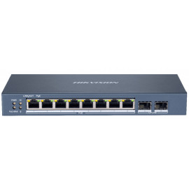 Коммутатор Hikvision DS-3E1510P-EI 8x1Гбит/с 2SFP 8PoE+ 110W управляемый