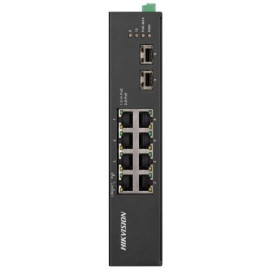 Коммутатор Hikvision DS-3T0510HP-E/HS 8x1Гбит/с 2SFP 6PoE+ 2PoE++ 110W неуправляемый