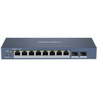 Коммутатор Hikvision DS-3E1510P-SI 8x1Гбит/с 2SFP 8PoE+ 110W управляемый