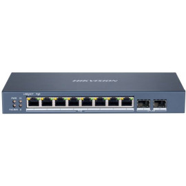 Коммутатор Hikvision DS-3E1510P-SI 8x1Гбит/с 2SFP 8PoE+ 110W управляемый