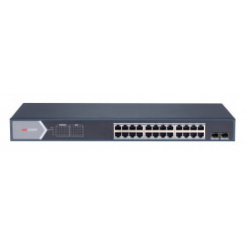 Коммутатор Hikvision DS-3E1526P-SI 24x1Гбит/с 2SFP 24PoE+ 370W управляемый