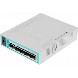 Коммутатор MikroTik CRS106-1C-5S (L2) 1xКомбо(1000BASE-T/SFP) 5SFP управляемый