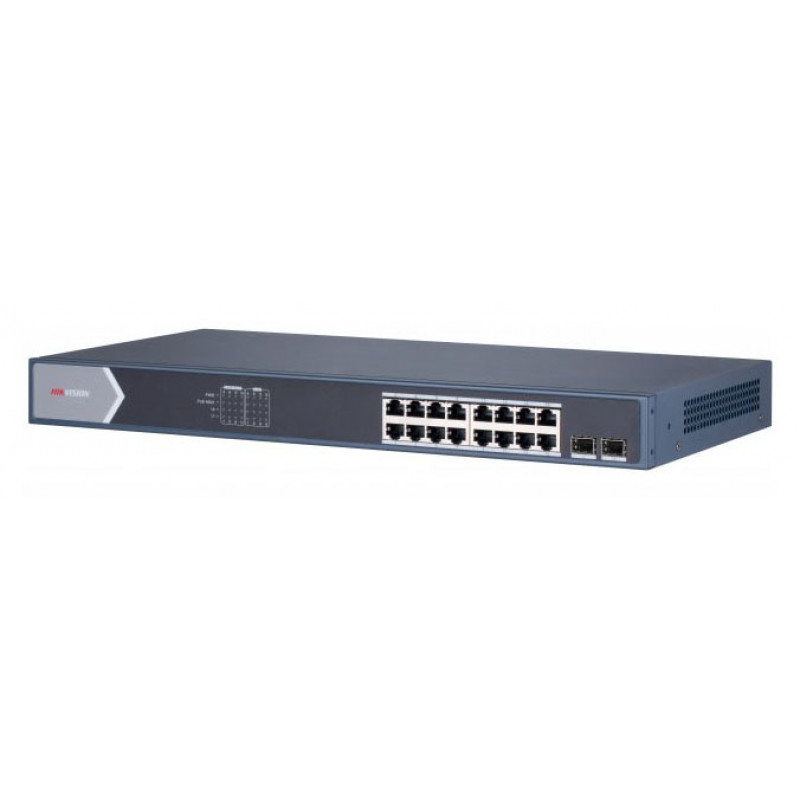Коммутатор Hikvision DS-3E1518P-SI (L2) 16x1Гбит/с 2SFP 16PoE 225W управляемый Коммутатор Hikvision DS-3E1518P-SI (L2) 16x1Гбит/с 2SFP 16PoE 225W управляемый