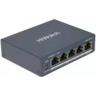 Коммутатор HiWatch DS-S504GP (L2) 5x1Гбит/с 4PoE 35W неуправляемый