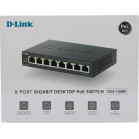 Коммутатор D-Link DGS-1008P/F1A 8x1Гбит/с 4PoE 80W неуправляемый