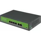 Коммутатор Digma DSP204F-2F-T80 DSP204F-2F-T80 V1 (L2) 6x100Мбит/с 4PoE 4PoE+ 80W неуправляемый