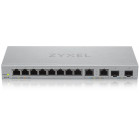 Коммутатор Zyxel XGS1210-12-ZZ0102F (L2) 8x1Гбит/с 2x2.5Гбит/с 2SFP+ управляемый