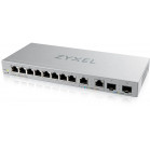 Коммутатор Zyxel XGS1210-12-ZZ0102F (L2) 8x1Гбит/с 2x2.5Гбит/с 2SFP+ управляемый