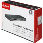 Коммутатор Dahua DH-S4210-8GT-110 (L2) 10x1Гбит/с 2SFP 8PoE 110W управляемый