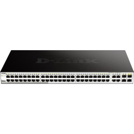 Коммутатор D-Link DGS-1210-52/FL2A (L2) 52x1Гбит/с 4xКомбо(1000BASE-T/SFP) управляемый