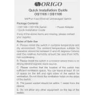 Коммутатор Origo OS1105 OS1105/A1A 5x100Мбит/с неуправляемый