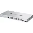 Коммутатор TP-Link Omada Pro S5500-24GP4F (L2+) 24x1Гбит/с 4xКомбо(1000BASE-T/SFP) 4SFP 24PoE+ 250W управляемый