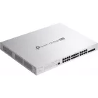 Коммутатор TP-Link Omada Pro S5500-24GP4XF (L2+) 24x1Гбит/с 4xКомбо(10GBase-T/SFP+) 4SFP+ 24PoE+ 384W управляемый