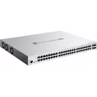 Коммутатор TP-Link Omada Pro S5500-48GP4F (L2+) 48x1Гбит/с 4xКомбо(1000BASE-T/SFP) 4SFP 48PoE+ 384W управляемый