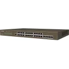Коммутатор Tenda TEG3328F (L2) 24x1Гбит/с 4SFP управляемый