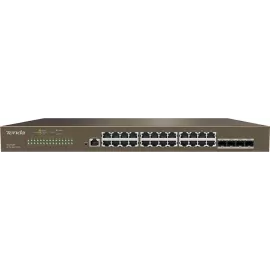 Коммутатор Tenda TEG3328F (L2) 24x1Гбит/с 4SFP управляемый