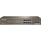 Коммутатор IP-Com G3310F (L2) 8x1Гбит/с 2xКомбо(1000BASE-T/SFP) 2SFP управляемый