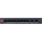 Коммутатор Dahua DH-CS4010-8ET2GT-60 (L2) 8x100Мбит/с 2x1Гбит/с 2xКомбо(1000BASE-T/SFP) 8PoE 60W управляемый