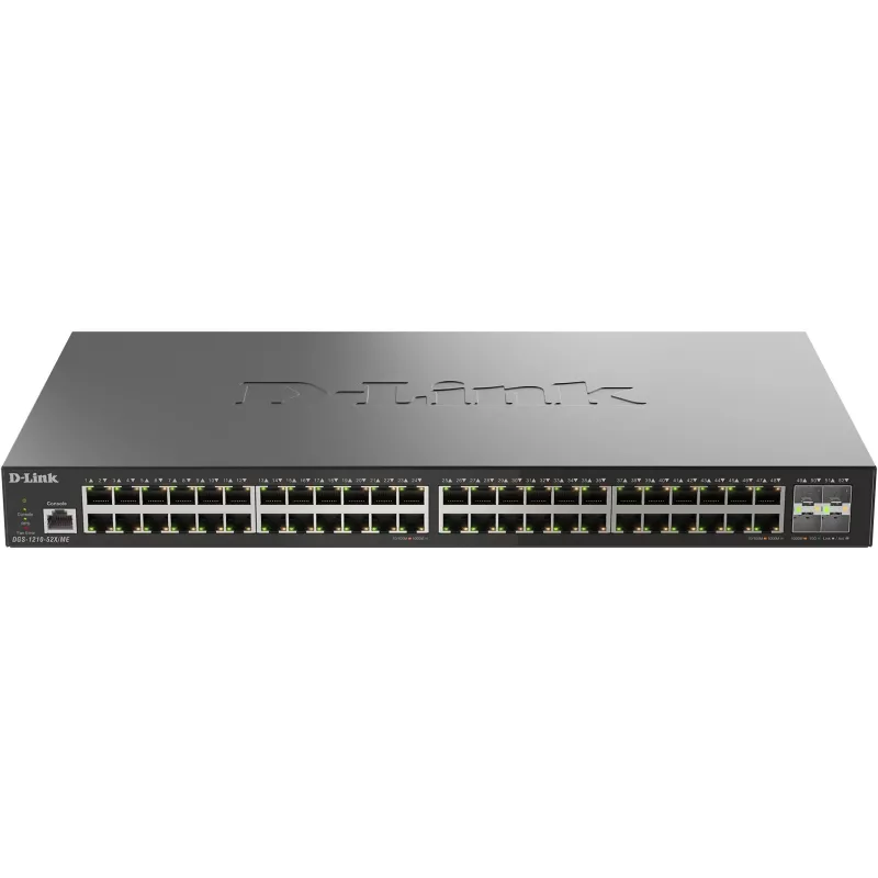 Коммутатор D-Link DGS-1210-52X/ME/C1A (L2) 48x1Гбит/с 4SFP+ управляемый