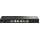 Коммутатор D-Link DGS-1210-28X/ME/C1A (L2) 24x1Гбит/с 4SFP+ управляемый