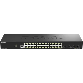 Коммутатор D-Link DGS-1210-28X/ME/C1A (L2) 24x1Гбит/с 4SFP+ управляемый