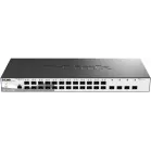 Коммутатор D-Link DGS-1210-28XS/ME/C1A (L2) 24SFP 4SFP+ управляемый